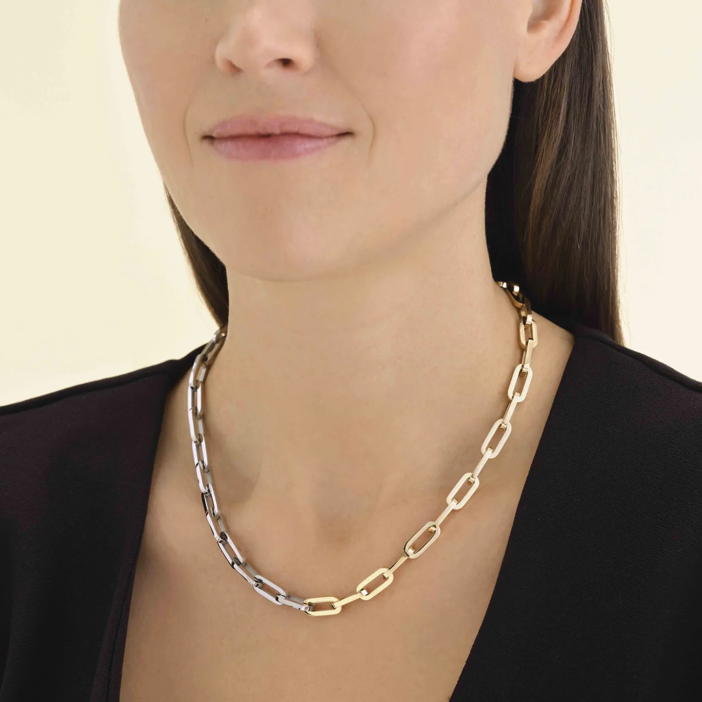 Rosefield Duotone Chain Necklace Online