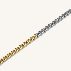 Rosefield Duotone Herringbone Necklace Online