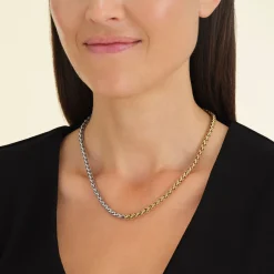 Rosefield Duotone Herringbone Necklace Online