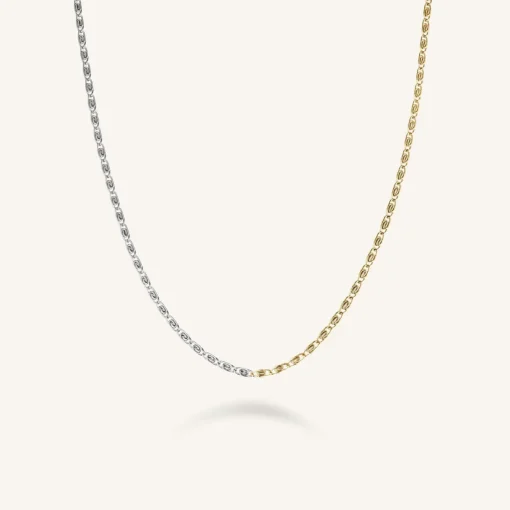 Rosefield Duotone Swirl Necklace Sale