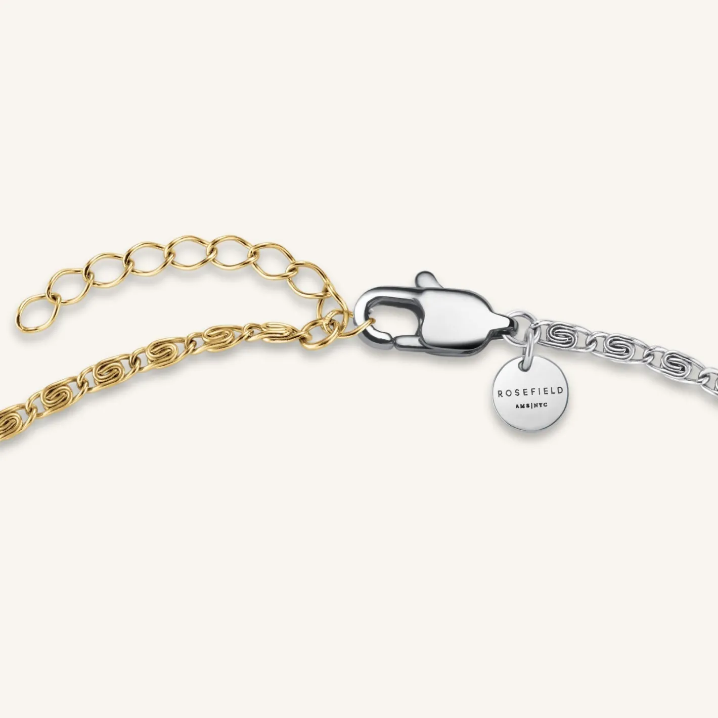 Rosefield Duotone Swirl Necklace Sale