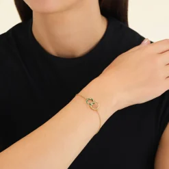Rosefield Emerald Duo Bracelet Online