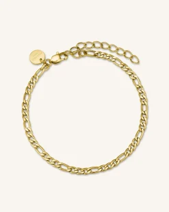Rosefield Figaro Bracelet Gold Discount