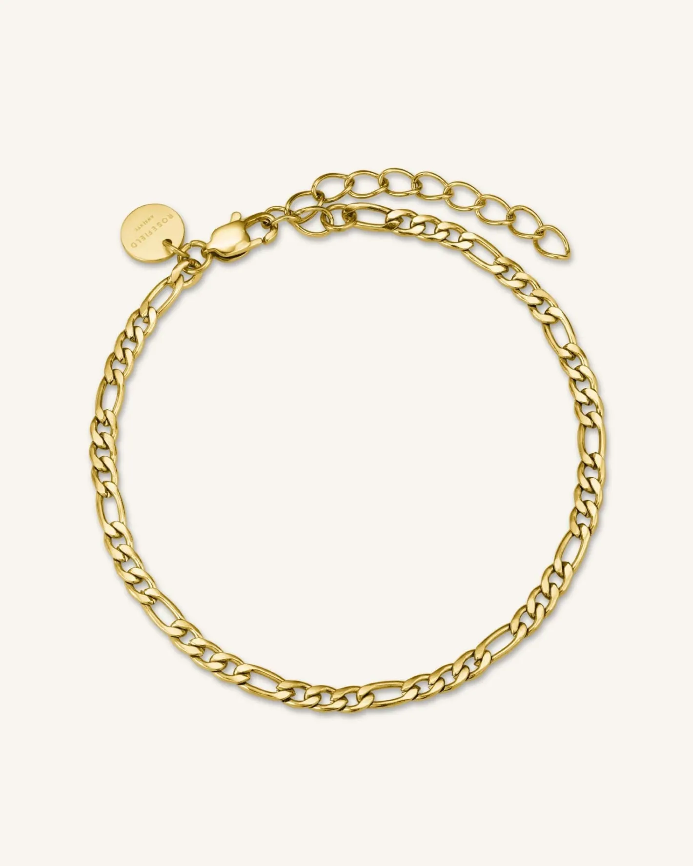 Rosefield Figaro Bracelet Gold Discount