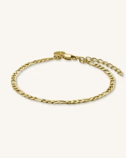 Rosefield Figaro Bracelet Gold Discount