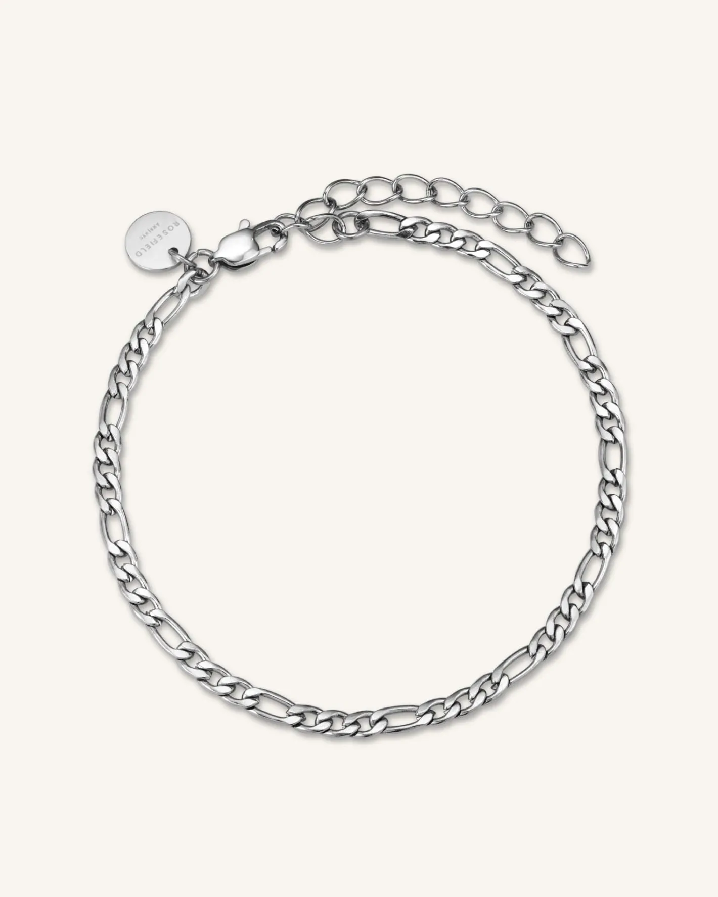 Rosefield Figaro Bracelet Silver Discount