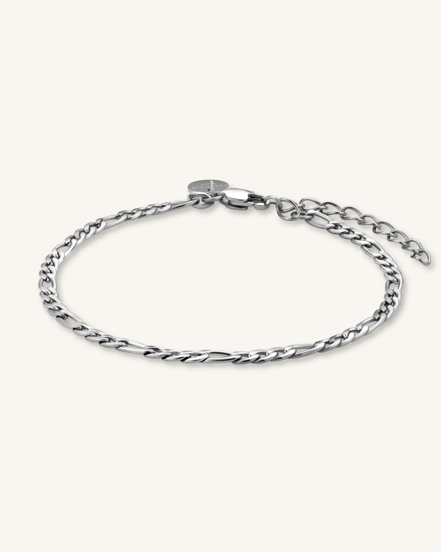 Rosefield Figaro Bracelet Silver Discount