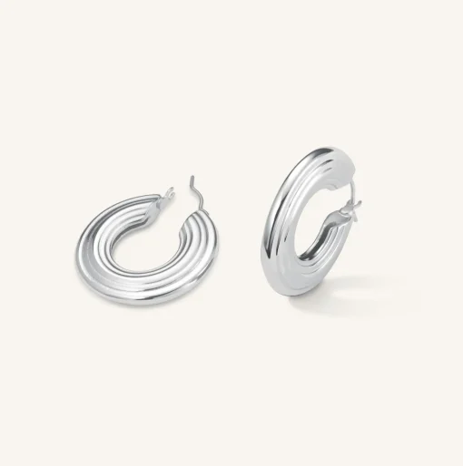 Rosefield Flat Striped Hoops Online