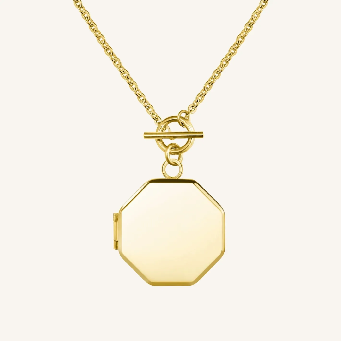 Rosefield Geo Locket Gold Discount