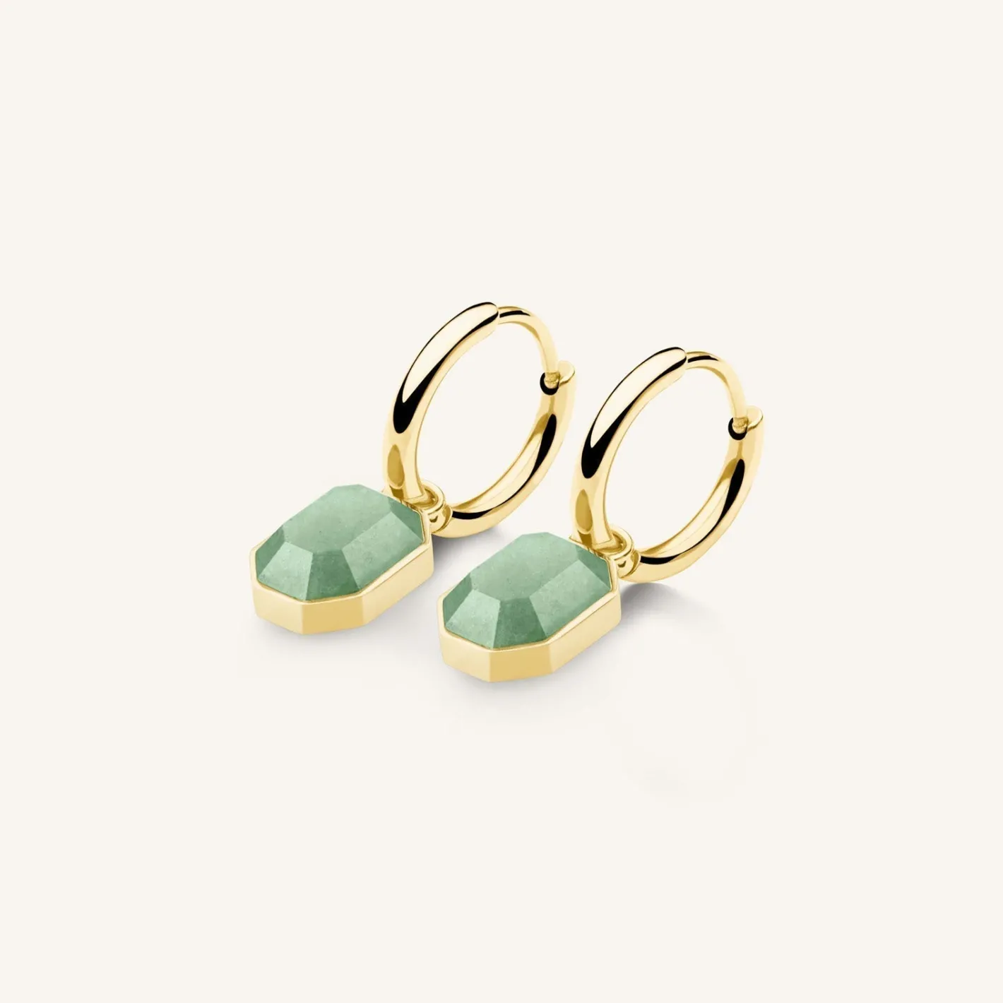 Rosefield Geometric Gemstone Earrings Outlet
