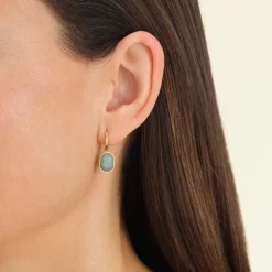 Rosefield Geometric Gemstone Earrings Outlet