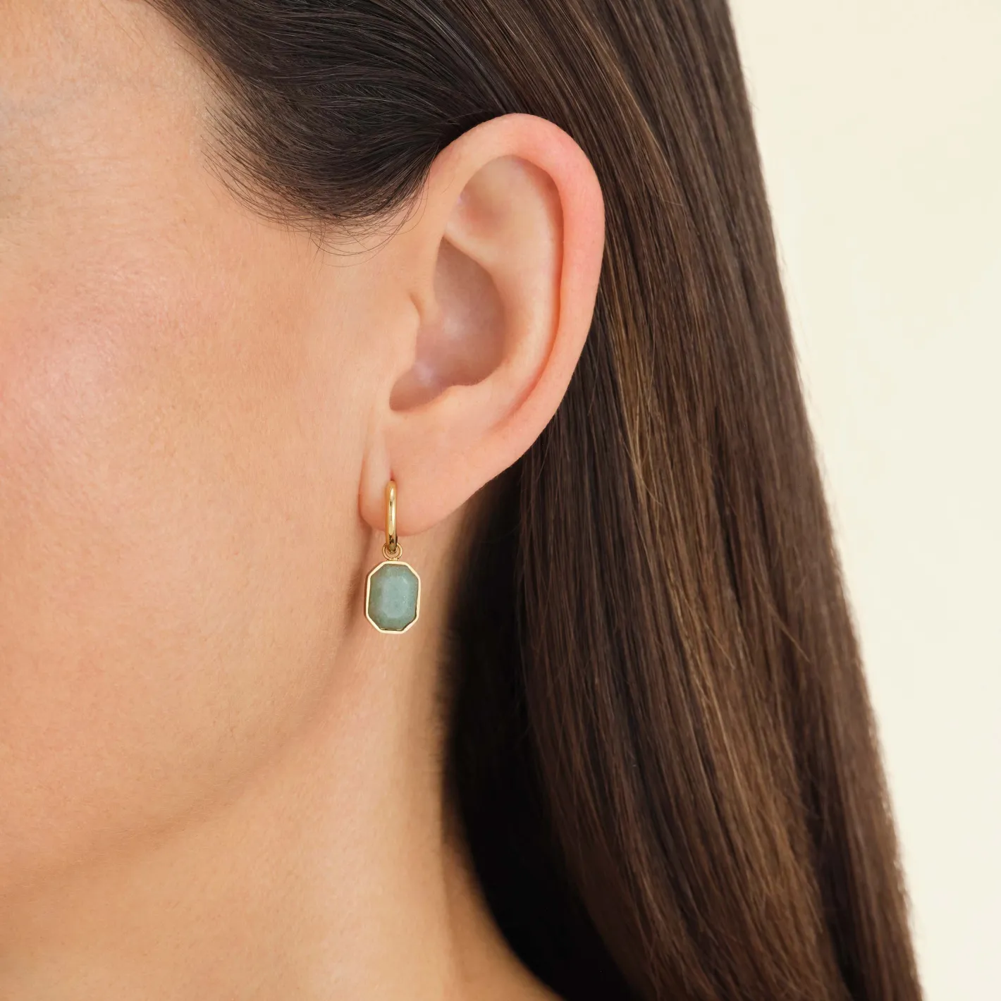 Rosefield Geometric Gemstone Earrings Outlet