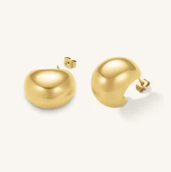 Rosefield Half Moon Hoops Hot
