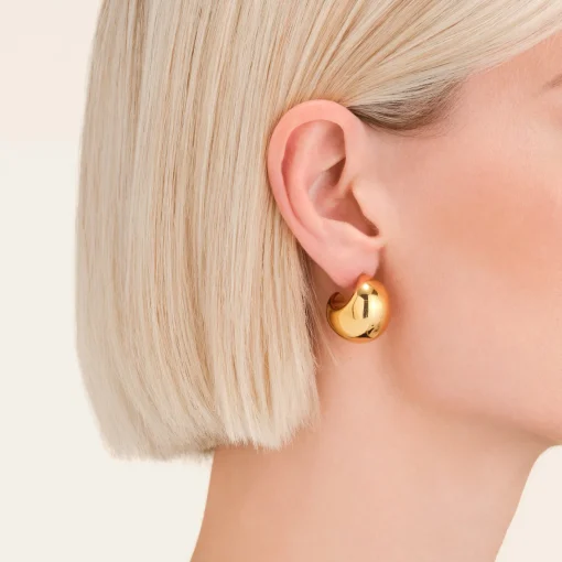 Rosefield Half Moon Hoops Hot