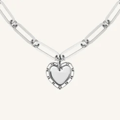 Rosefield Heart Baguette Necklace Discount