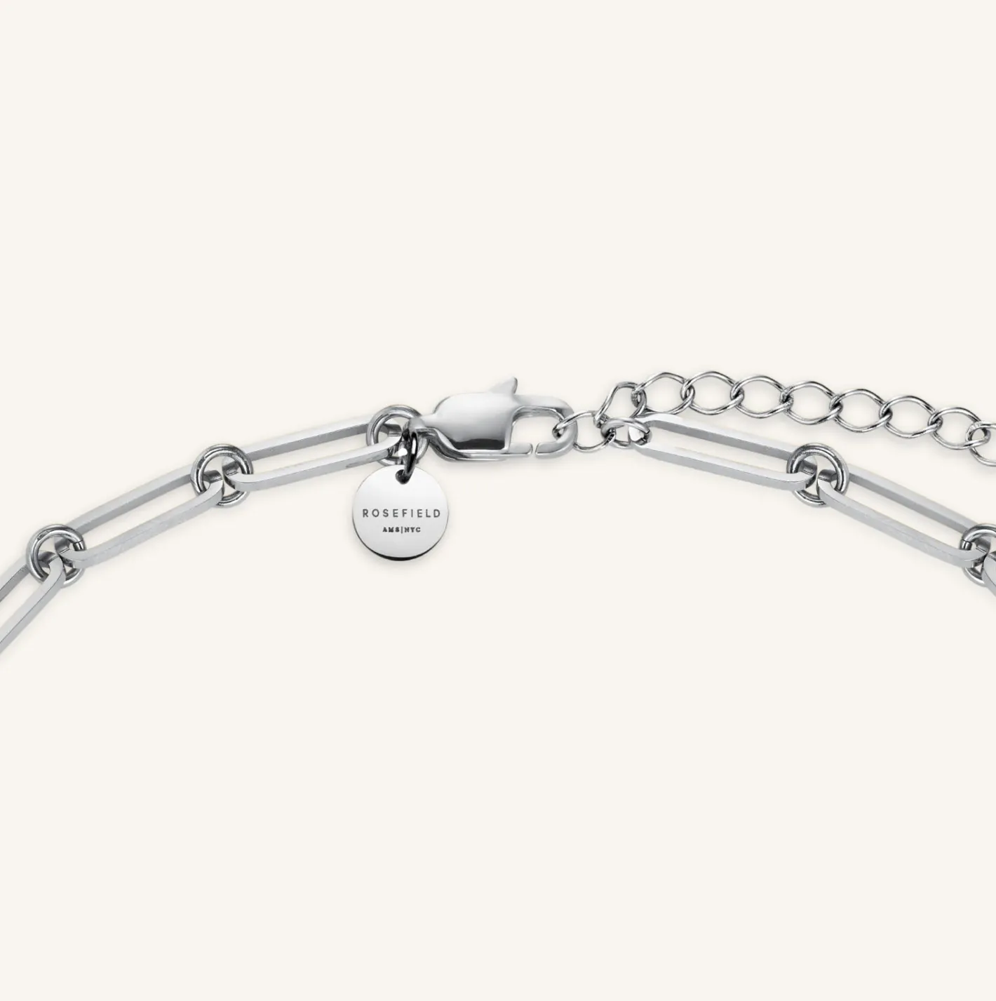 Rosefield Heart Baguette Necklace Clearance