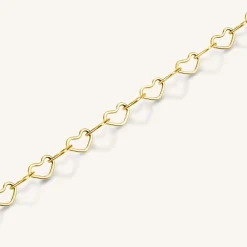 Rosefield Heart Chain Bracelet Fashion