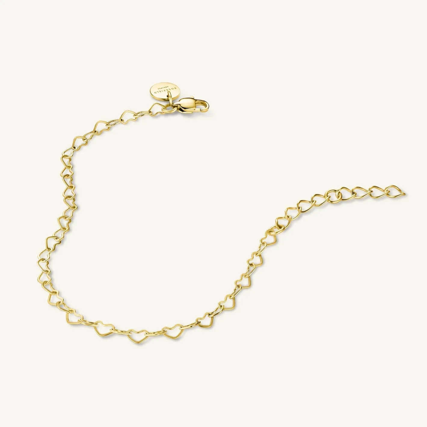 Rosefield Heart Chain Bracelet Fashion