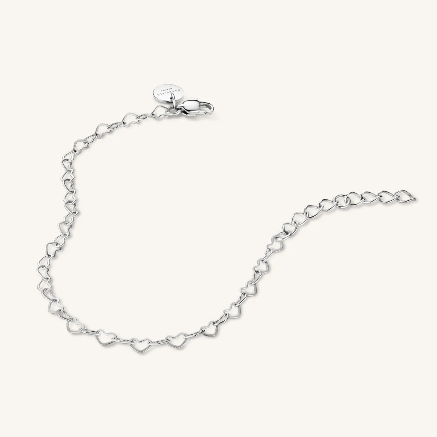 Rosefield Heart Chain Bracelet Fashion