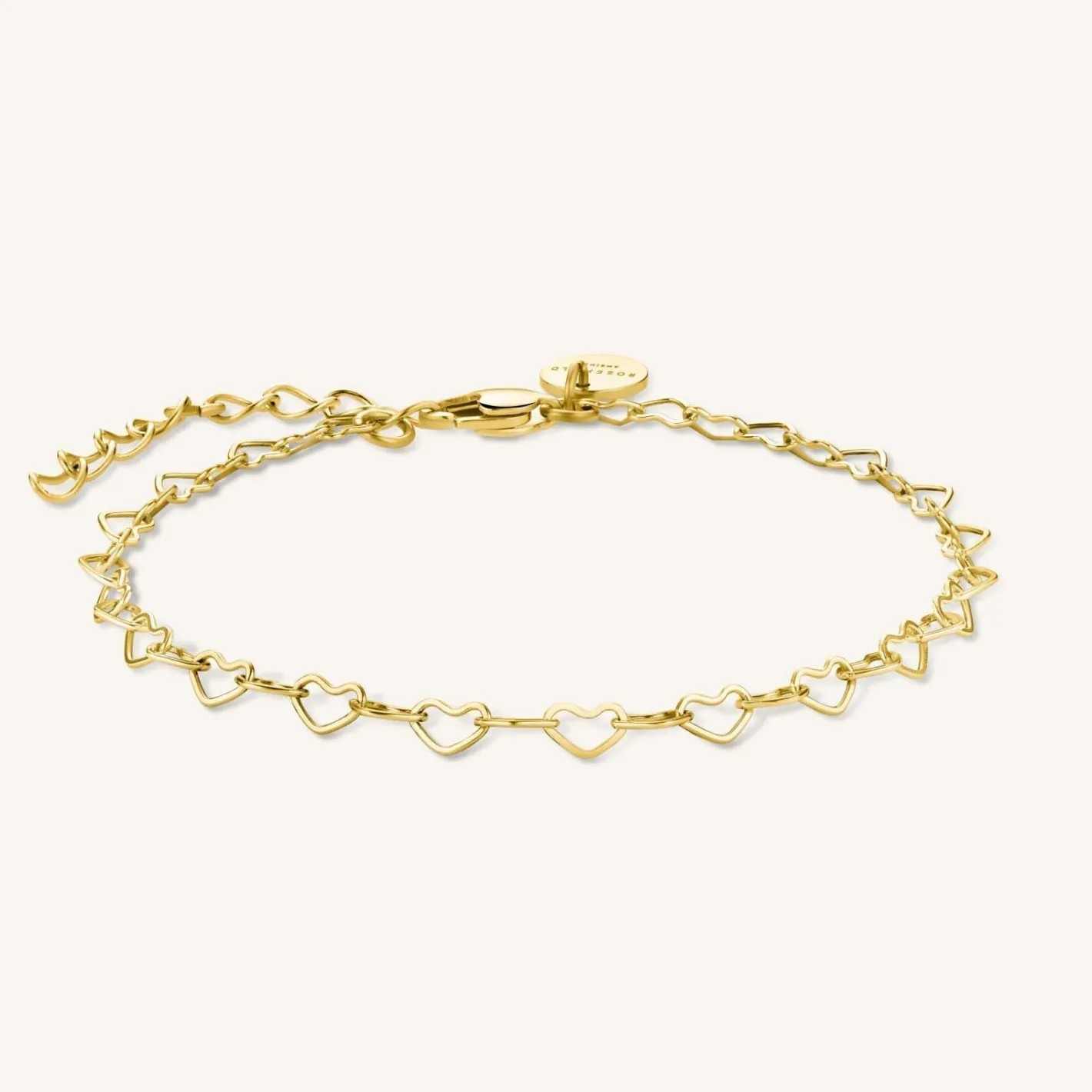 Rosefield Heart Chain Bracelet Fashion