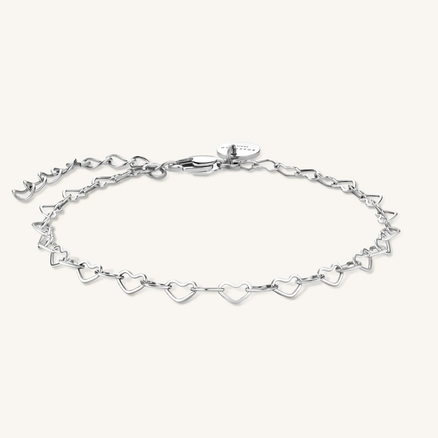 Rosefield Heart Chain Bracelet Fashion