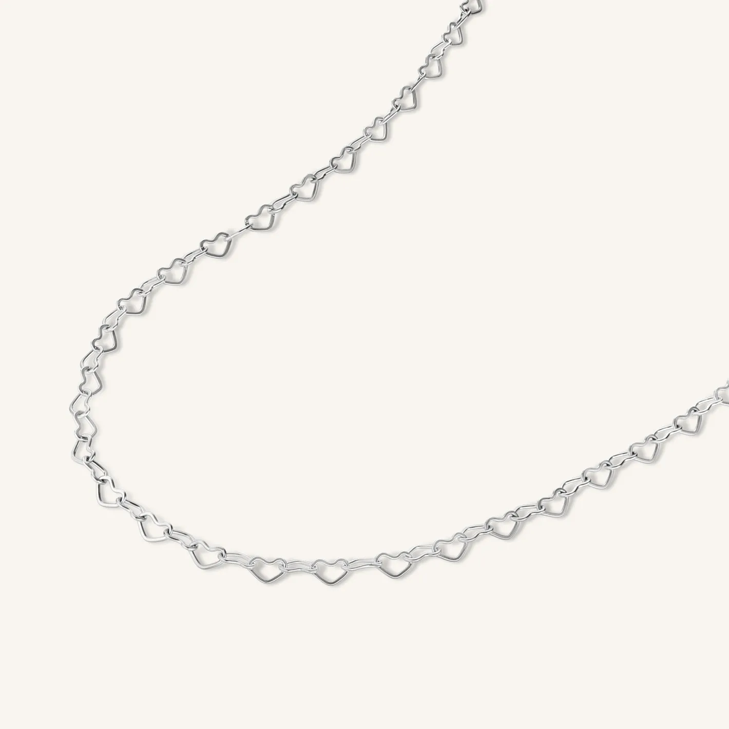 Rosefield Heart Chain Necklace Fashion