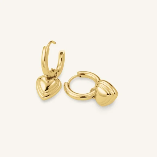 Rosefield Heart Pendant Earrings Outlet