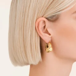 Rosefield Knotted Hoops Clearance