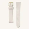 Rosefield Light Grey Nubuck Gold Strap Discount