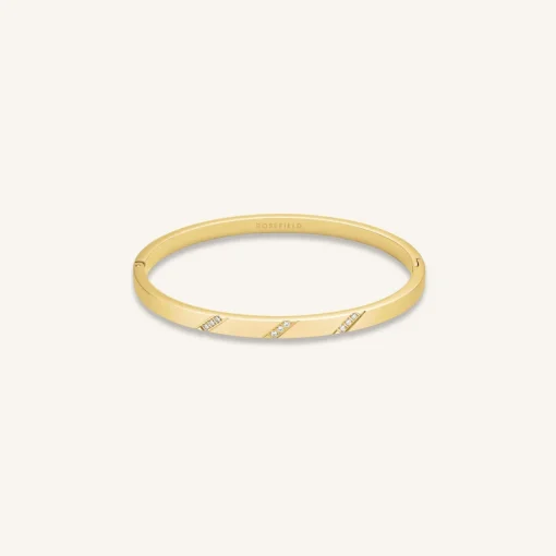 Rosefield Lines Crystals Bangle Hot