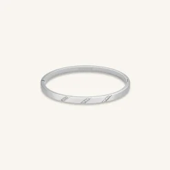 Rosefield Lines Crystals Bangle Hot