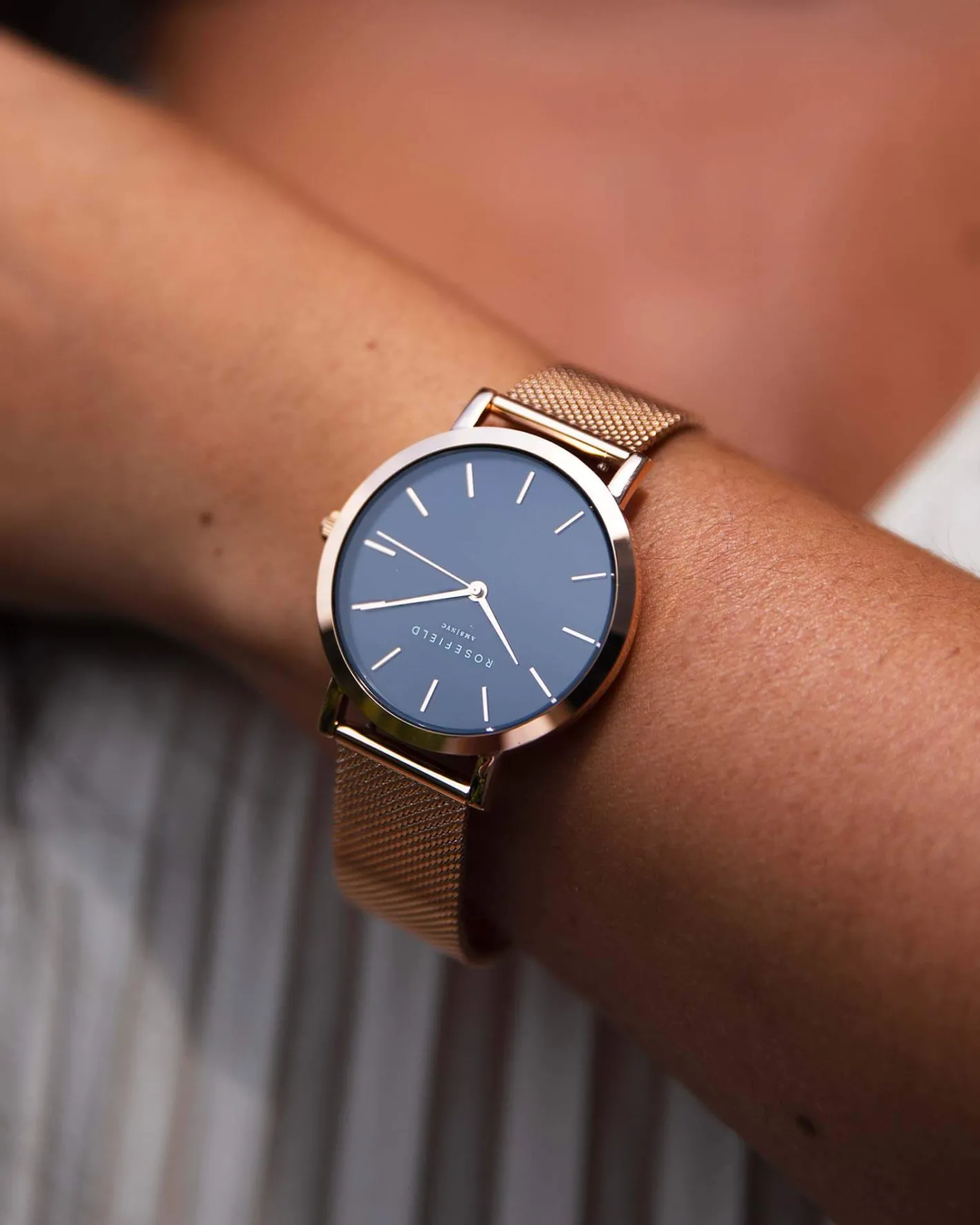 Rosefield Mercer Black Rosegold Best
