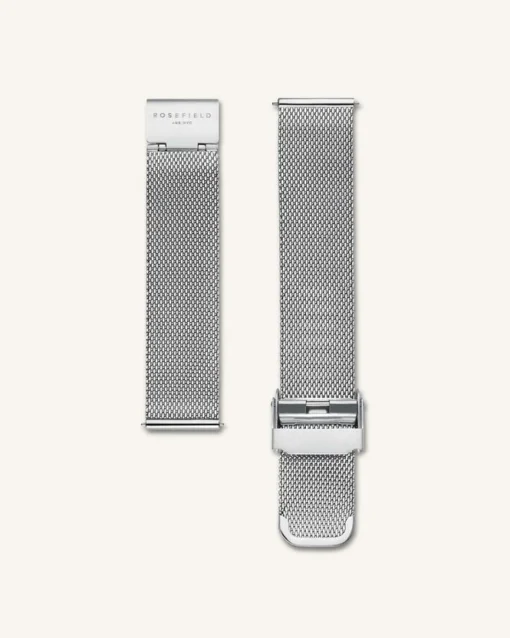 Rosefield Mesh Silver Strap Fashion