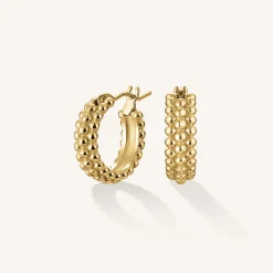 Rosefield Mini Bubble Hoops Discount