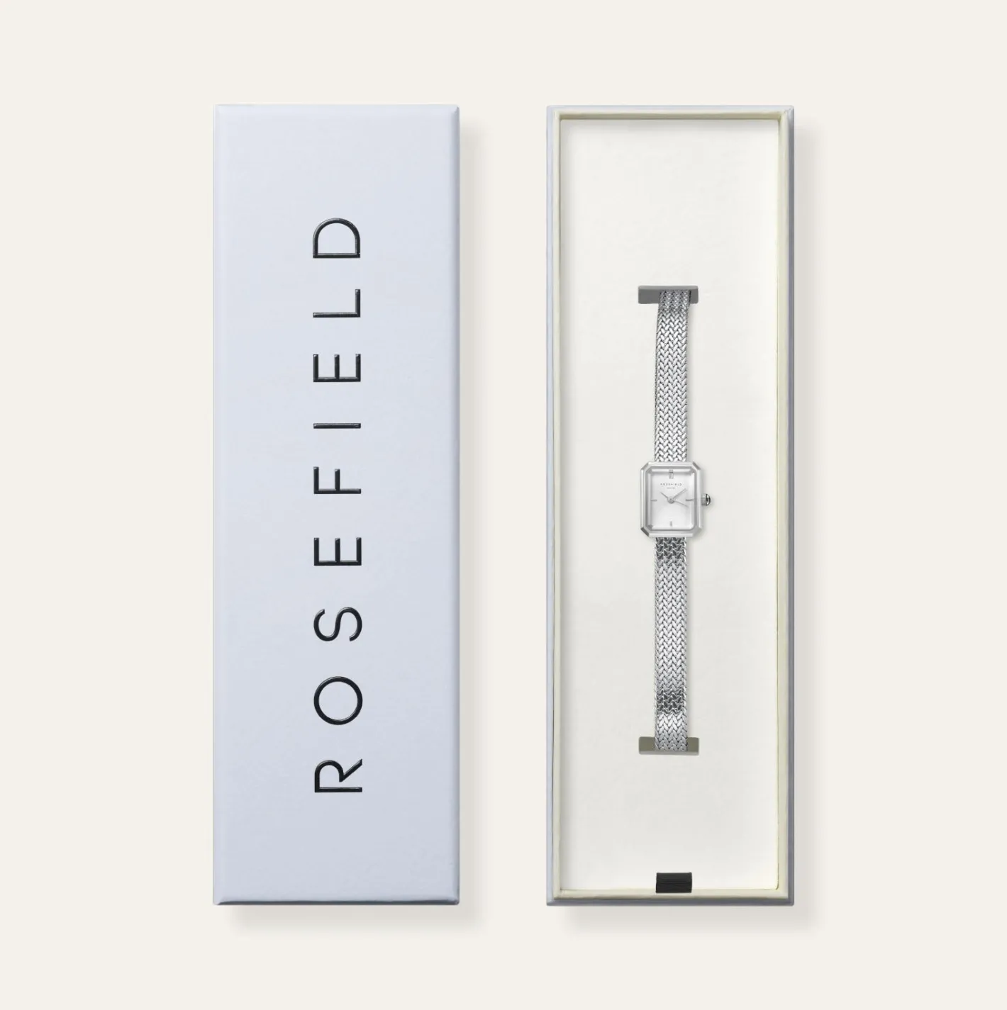 Rosefield Mini Octagon Silver Best