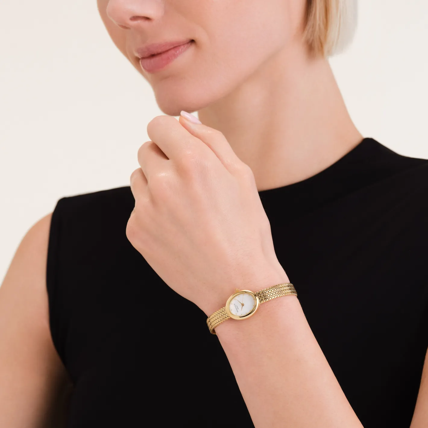 Rosefield Mini Oval Gold Discount