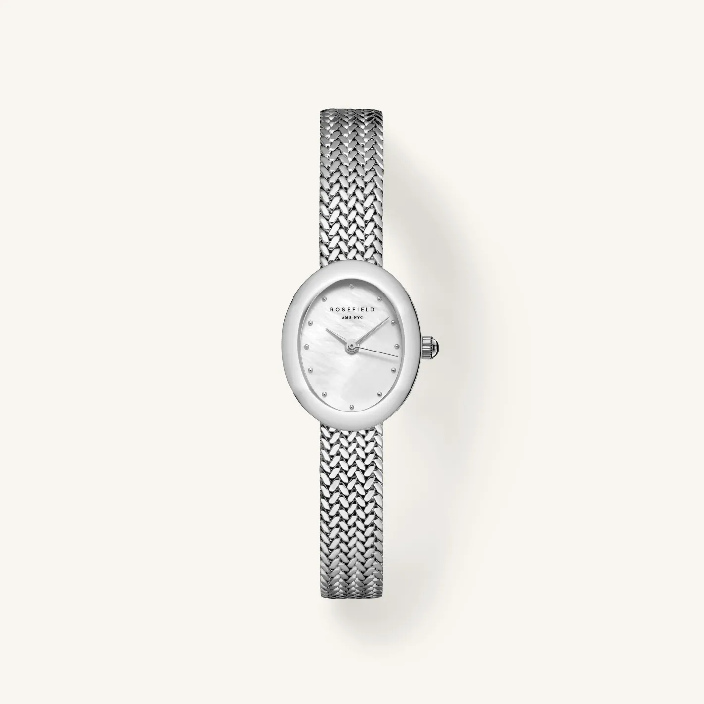 Rosefield Mini Oval Silver Clearance