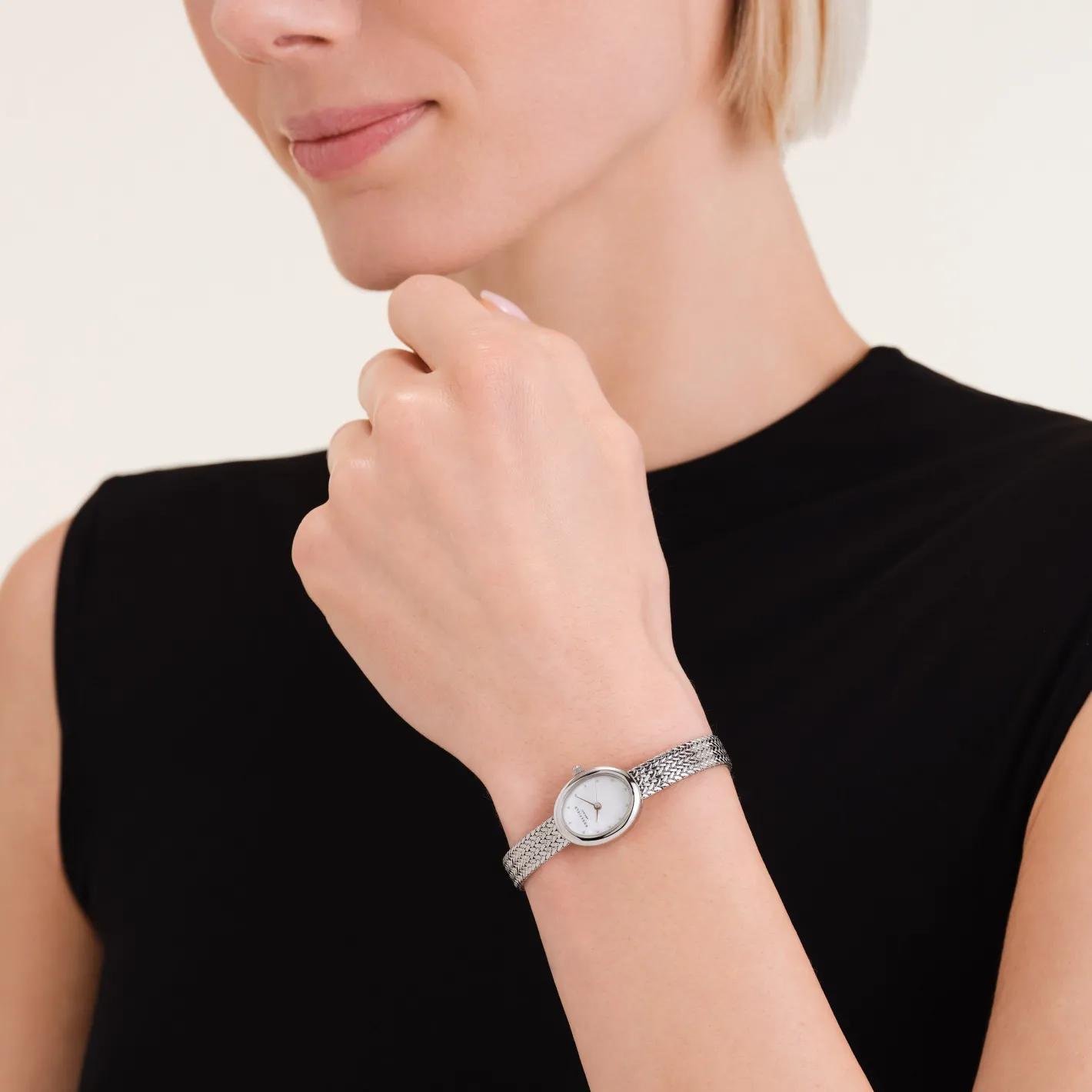 Rosefield Mini Oval Silver Clearance