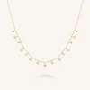 Rosefield Multi-Crystal Necklace Fashion