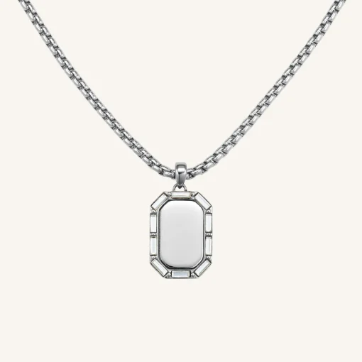 Rosefield Octagon Baguette Necklace Fashion