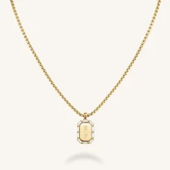 Rosefield Octagon Baguette Necklace Fashion