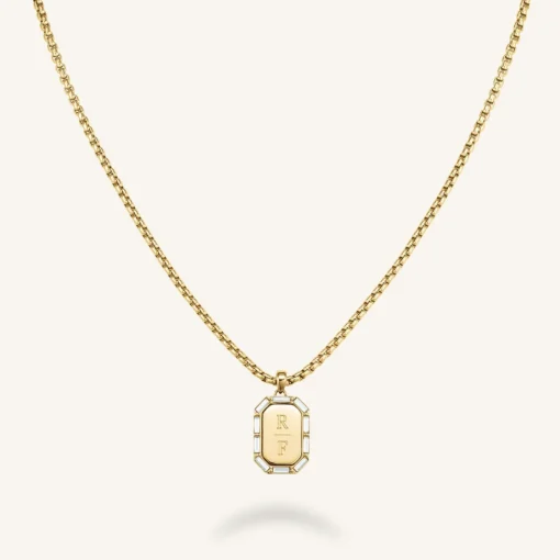 Rosefield Octagon Baguette Necklace Fashion
