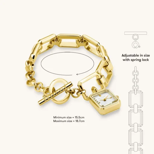 Rosefield Octagon Chain Gold Hot