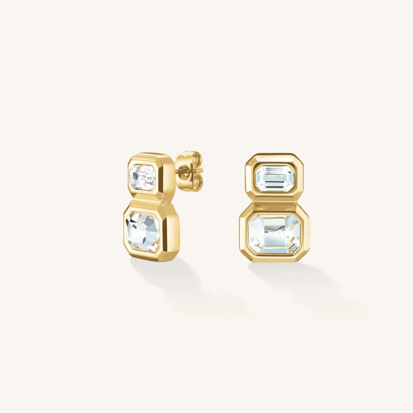 Rosefield Octagon Double Studs Online