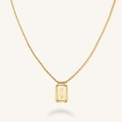 Rosefield Octagon Pendant Necklace Outlet
