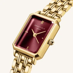 Rosefield Octagon XS Burgundy Discount