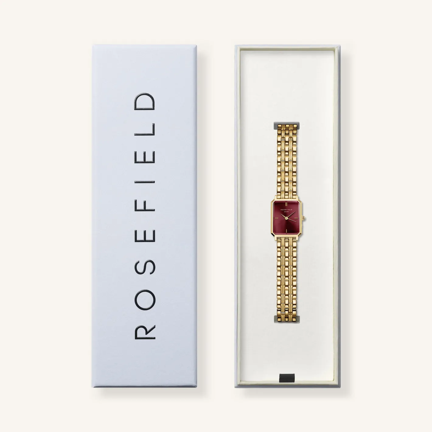 Rosefield Octagon XS Burgundy Discount