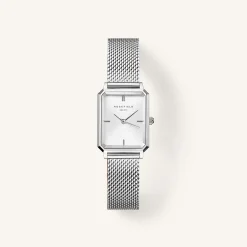 Rosefield Octagon XS Mesh Silver New