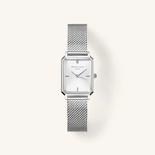 Rosefield Octagon XS Mesh Silver New