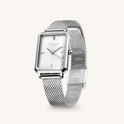 Rosefield Octagon XS Mesh Silver New